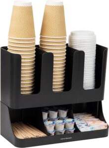 Cute and compact way to wrangle your mugs, pods, and stirrers—because clutter adds to chaos.