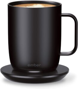 Keeps your coffee warm while you get interrupted for the 8th time before 9 a.m.