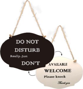 A funny but firm boundary. Because sometimes yelling less starts with closing the door.